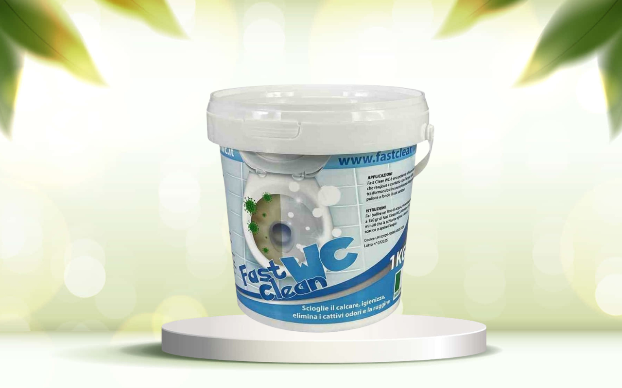 Fast Clear WC: pulisci senza fatica il bagno e rimuovi calcare in modo naturale
